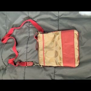 Tan Coach Crossbody Bag